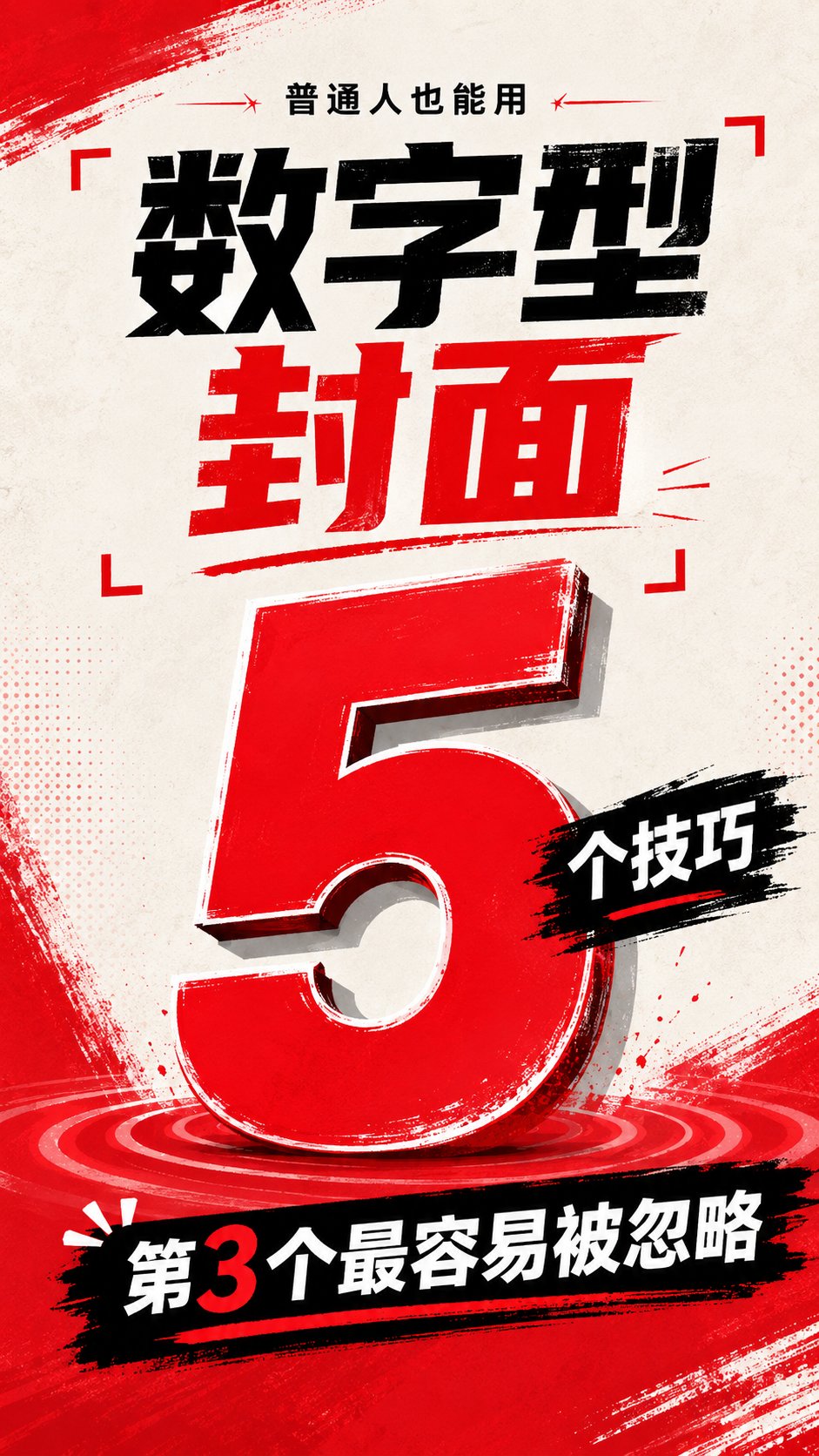 数字型封面